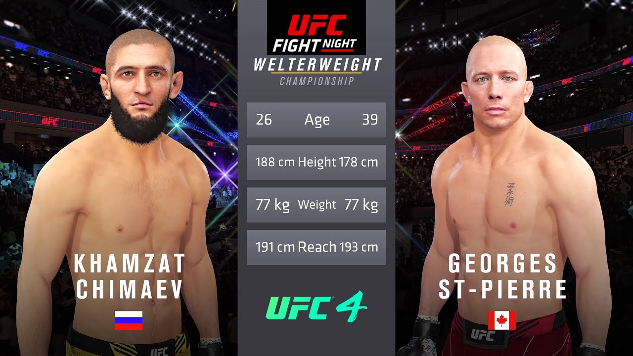 Khamzat Chimaev vs StPierre Full Fight UFC Fight Of The