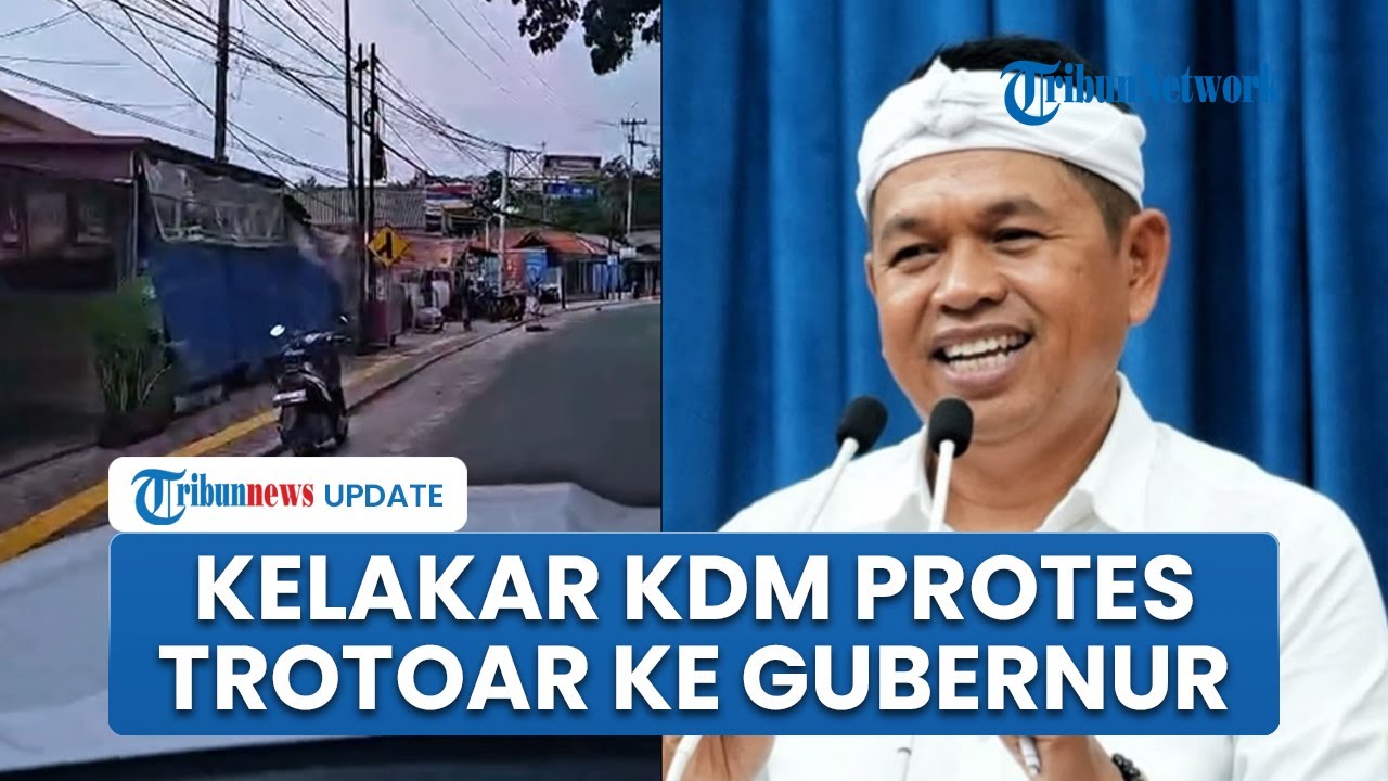 Kelakar Dedi Mulyadi: Protes Trotoar di Jabar Rata dengan Jalan, Minta Gubernur Segera Tindaklanjuti