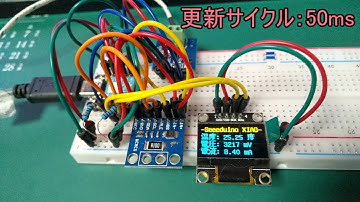 Seeeduino XIAO モジュールテスト（MAX31855, 0.96inch OLED, INA226）