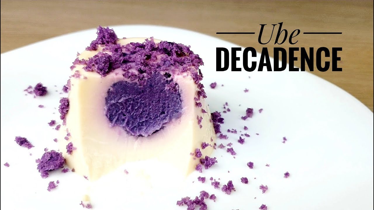 How to make Ube Decadence | Ube Panna Cotta (Panna Cotta recipe)