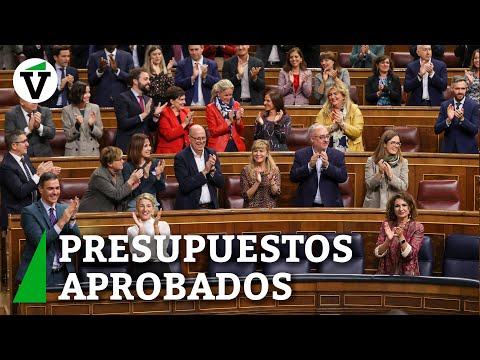 Pedro Sánchez aprueba sus Presupuestos con ERC y Bildu y tiene vía libre hasta final de legislatura