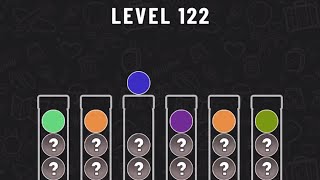 Ball Sort Puzzle Level 122 #ballsortpuzzle #ballsortpuzzlegameplay #puzzlegame #mobilegames