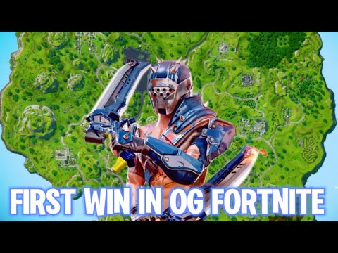 My First Win in OG Fortnite - YouTube