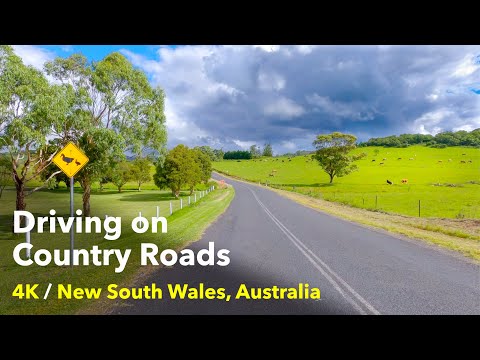 [4K] Country roads in Australia