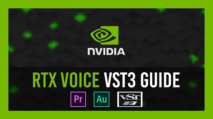 Eliminación de Ruido con RTX Voice en Premiere Pro / Audition | Guía VST3 [NUEVO]