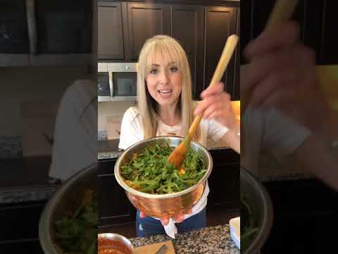 The Food Nanny Live with Lizi Ziti Pasta with Arugula, Pesto and Sausage