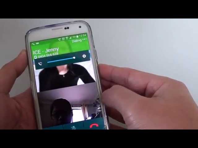 Samsung Galaxy S5: How to make Video Call class=