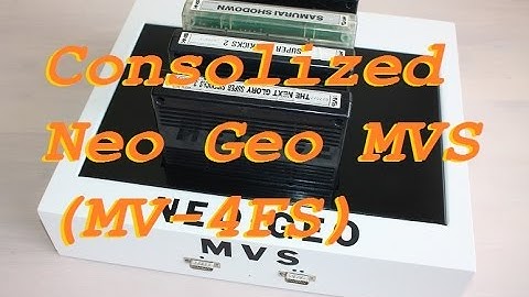 Consolized Neo Geo MVS (MV-4FS)