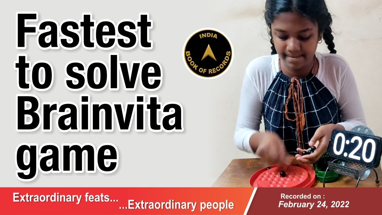 Fastest to solve Brainvita game YouTube