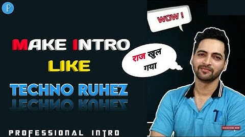 Make intro like techno Ruhez in pixallab || intro tutorial || @techno ruhez || tech support