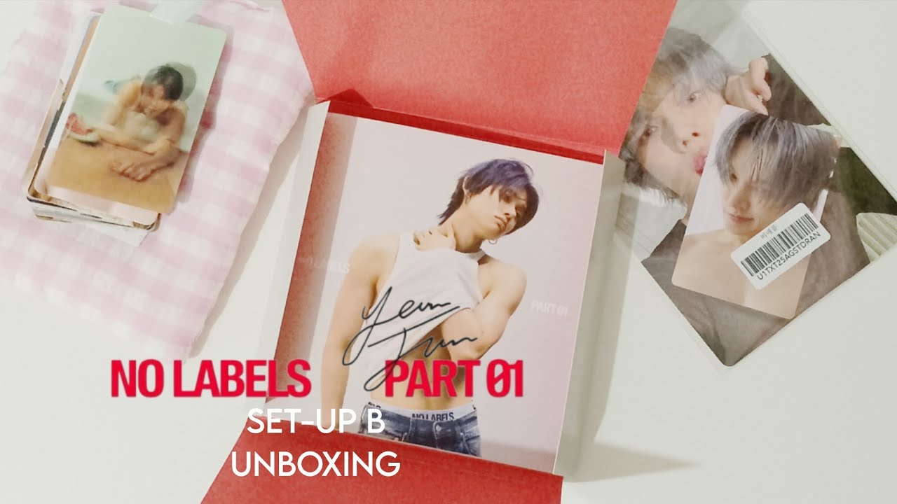 Yeonjun NO LABELS PART 01 SET-UP B version Unboxing 