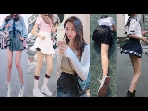 Best Of Girls In School Uniform and Skater Skirts | Short Skirt Compilation