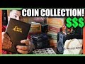 massive coin collection silver coins rare coins and old coins worth money