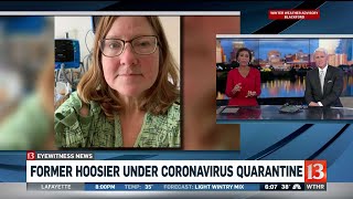 Former Hoosier under coronavirus quarantine