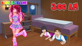 Yuta Mio Panik Sembunyi Dari Naykilla Tanpa Mulut di Bawah Kasur | Sakura School Simulator