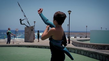 CARLOS Kiefer Quintana, early 12 Years, Backloop, Forward loops and more. PozoBros Windsurfing