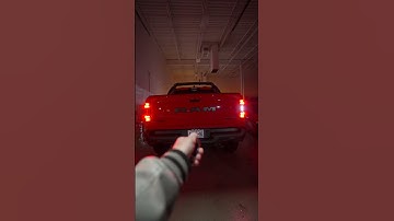 Dodge RAM TRX Light Show Feature Using Key Fob - Rear view