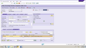 How to post Invoice with unplanned delivery costs in SAP MM