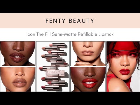 Fenty Icon Semi-Matte Refillable Lipstick Set
