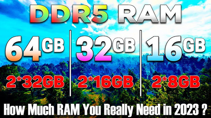 16GB RAM vs 32GB For GAMING in 2023  How Much Do You REALLY Need? 