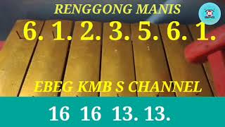 BELAJAR GENDING # RENGGONG MANIS BANYUMASAN #