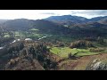 Loughrigg Fell / Loughrigg / Ambleside / Windermere / Lake District / Cumbria / Drone