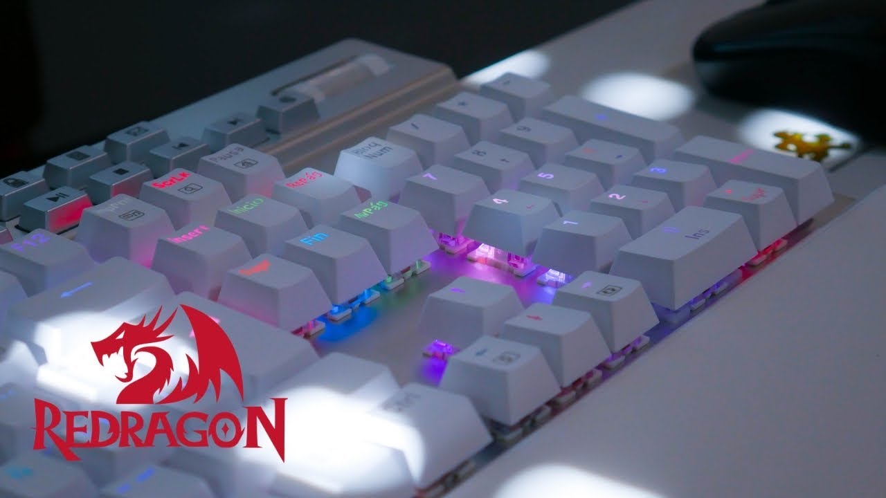 Redragon YAMA K550 WHITE [REVIEW] - YouTube