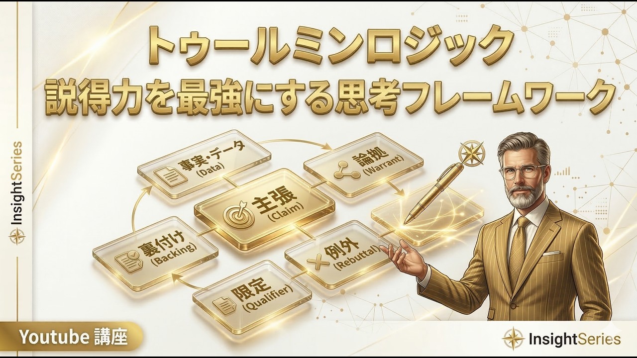 トゥールミンロジック入門｜論理的に「伝わる提案」を作る思考法