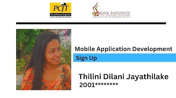SignUp Process | React Native Chat Application | Java Institute