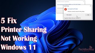Windows 11 Printer Sharing Not Working- How to Fix