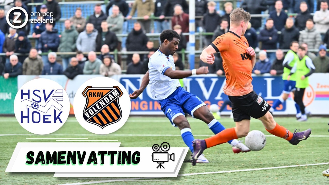 💪 HOEK VERSTEVIGT KOPPOSITIE, WINTERAANWINST JALLOH GEVIERDE MAN ⚽ | Samenvatting: Hoek - Volendam 🎥