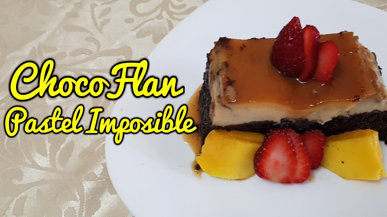 Chocoflan, pastel imposible o pastel diplomático - Pizca de Sabor