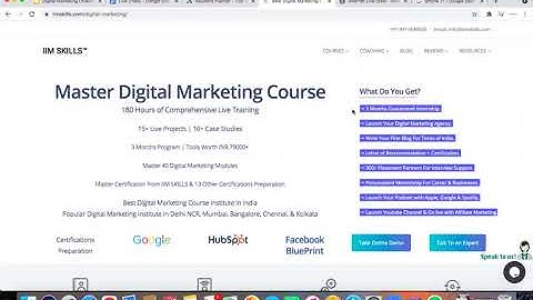 Free Digital Marketing Course for Beginners by IIM SKILLS Founder Vaibhav Kakkar, Online Live Class