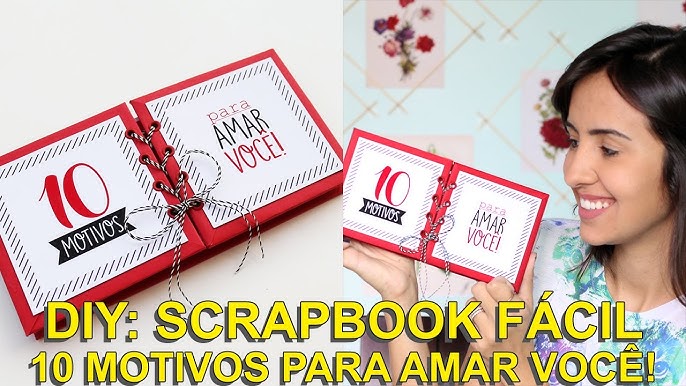 DIY: Álbum de Figurinhas Scrapbook