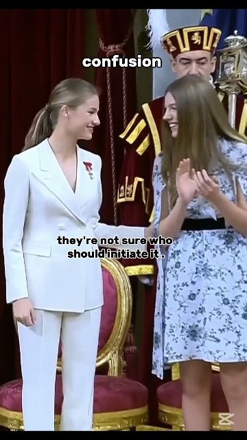 confusion between Princess Leonor and infanta Sofia #princess #king #history #shorts
