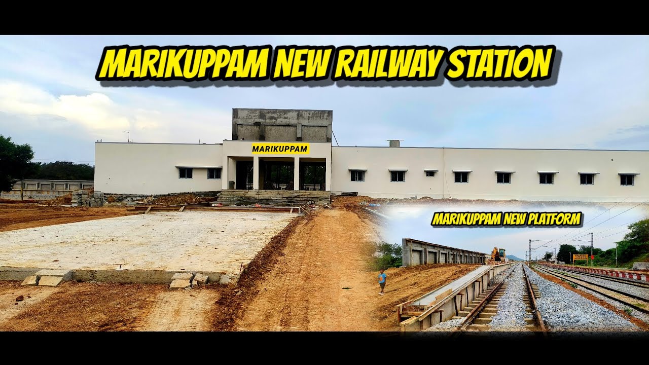 НОВЫЙ ЖЕЛЕЗНОДОРОЖНЫЙ ВОКЗАЛ МАРИКУППАМ | НОВАЯ ПЛАТФОРМА | РАБОТАЕТ ЖЕЛЕЗНОДОРОЖНАЯ ЛИНИЯ МАРИКУ...