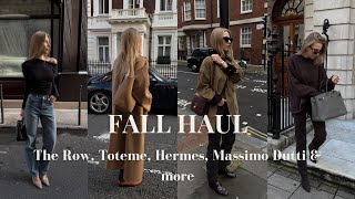 FALL HAUL | The Row, Toteme, Hermes, Massimo Dutti & more