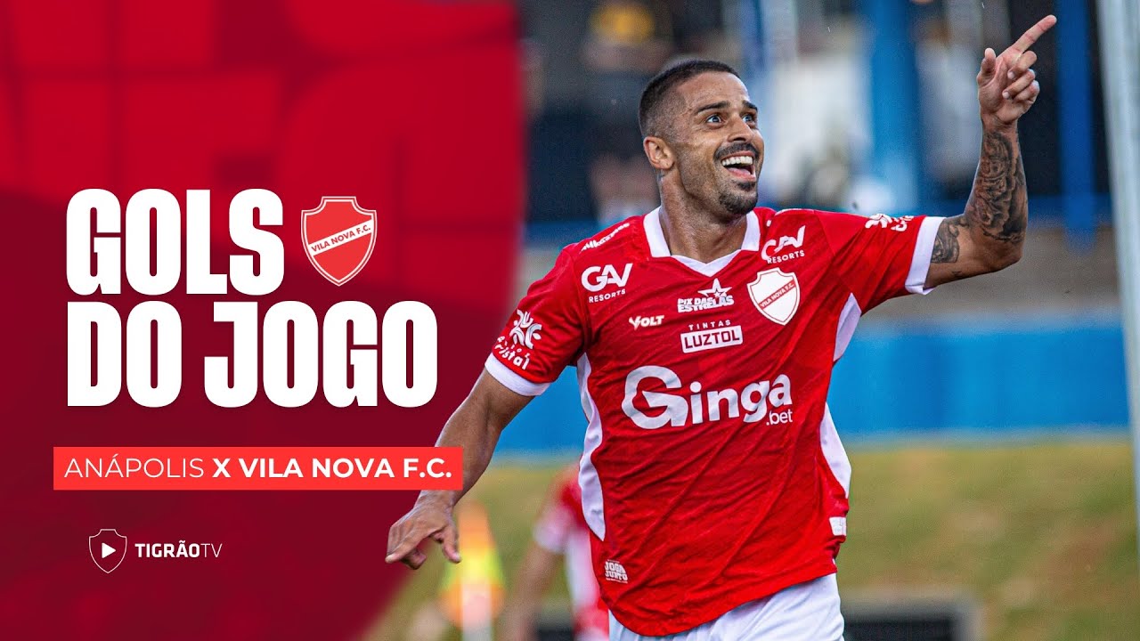 GOLS DO JOGO - ANÁPOLIS 1X3 VILA NOVA F.C. - GOIANÃO 2026 🇦🇹
