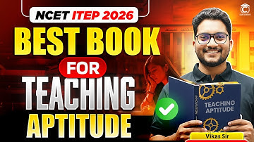 NCET ITEP 2026 | Best Books 📚 For Teaching Aptitude | Complete Strategy 10/10 Questions ✅ #ncet2026
