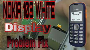 Nokia 103 White Display Problem Fix 100%