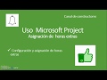 Asignación de horas extras en Microsoft Project