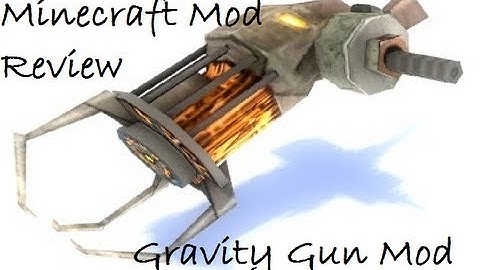 Minecraft Mod Review - Gravity Gun Mod 1.4.4