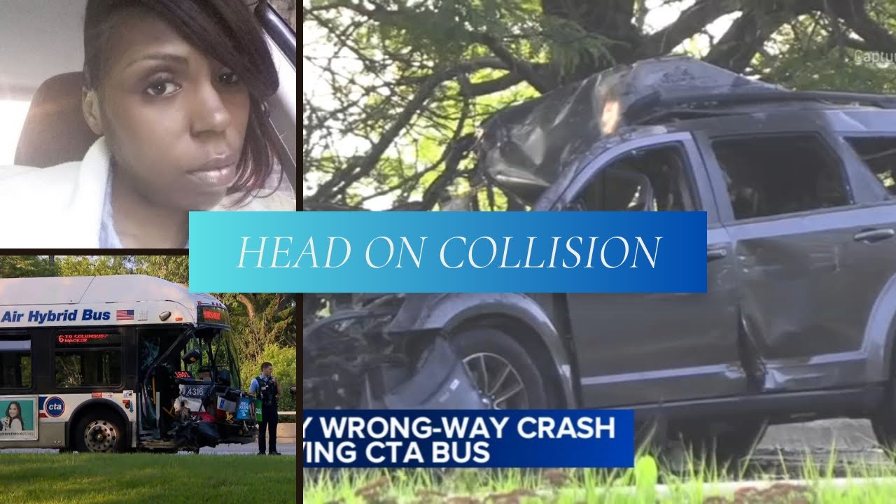 Woman pronounced in wrong-way crash involving CTA bus - YouTube