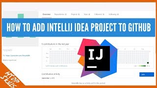 How to add Intellij idea project to GitHub