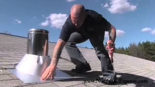 Duravent Chimney Pipe  How to install a Duravent Chimney Roof Flashing