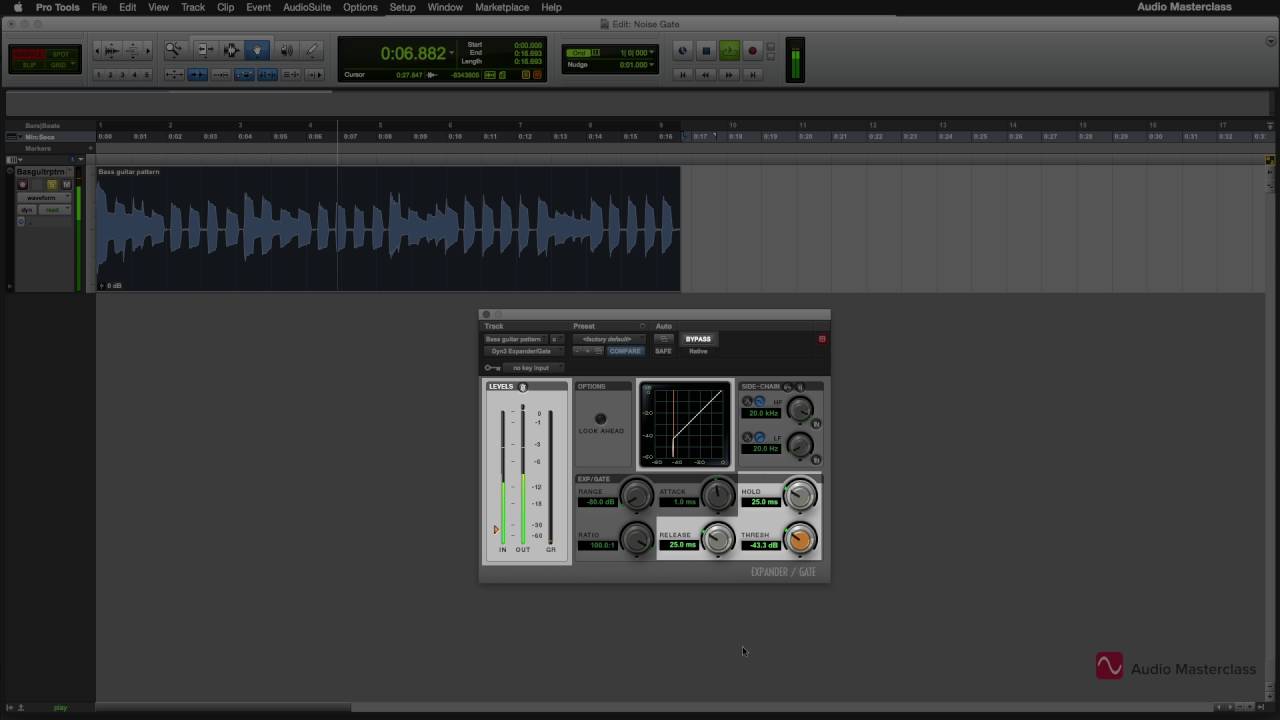 Gating a noisy bass guitar YouTube