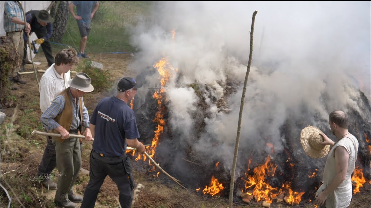 Tjærebrenning: Hele prosessen/ Whole process