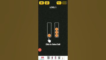 Ball sort puzzle level 1 #brain enhancing games during work breaks and study breaks