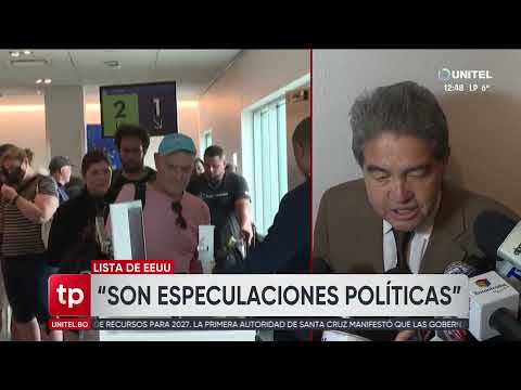 “Son especulaciones” Viceministro Paredes responde a Romero sobre la nueva lista de vetados por EEUU