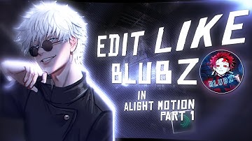 How to make AMV like Blubz In Alight Motion 📱 | Alight motion tutorial | Amv Tutorial